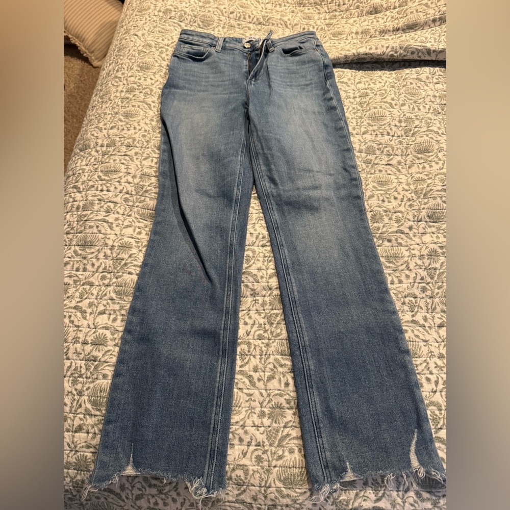 PAIGE denim Cindy Cropped Straight Leg